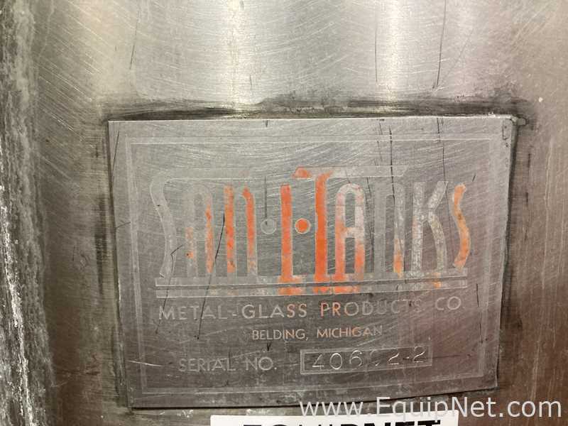 Tanque Acero inoxidable Metal Glass Products Co . 160 Galones