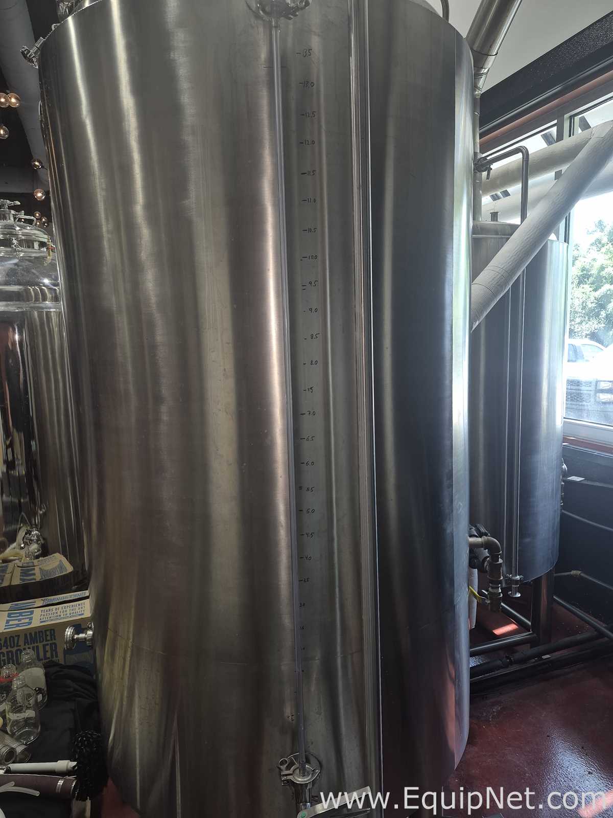 Equipamento de fabricação de cerveja e destilação aço inox Psycho Brew 20 BBL