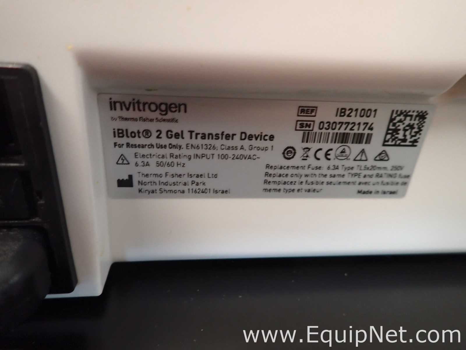 Lot of 2 Invitrogen iBlot 2 Gel Transfer Devices