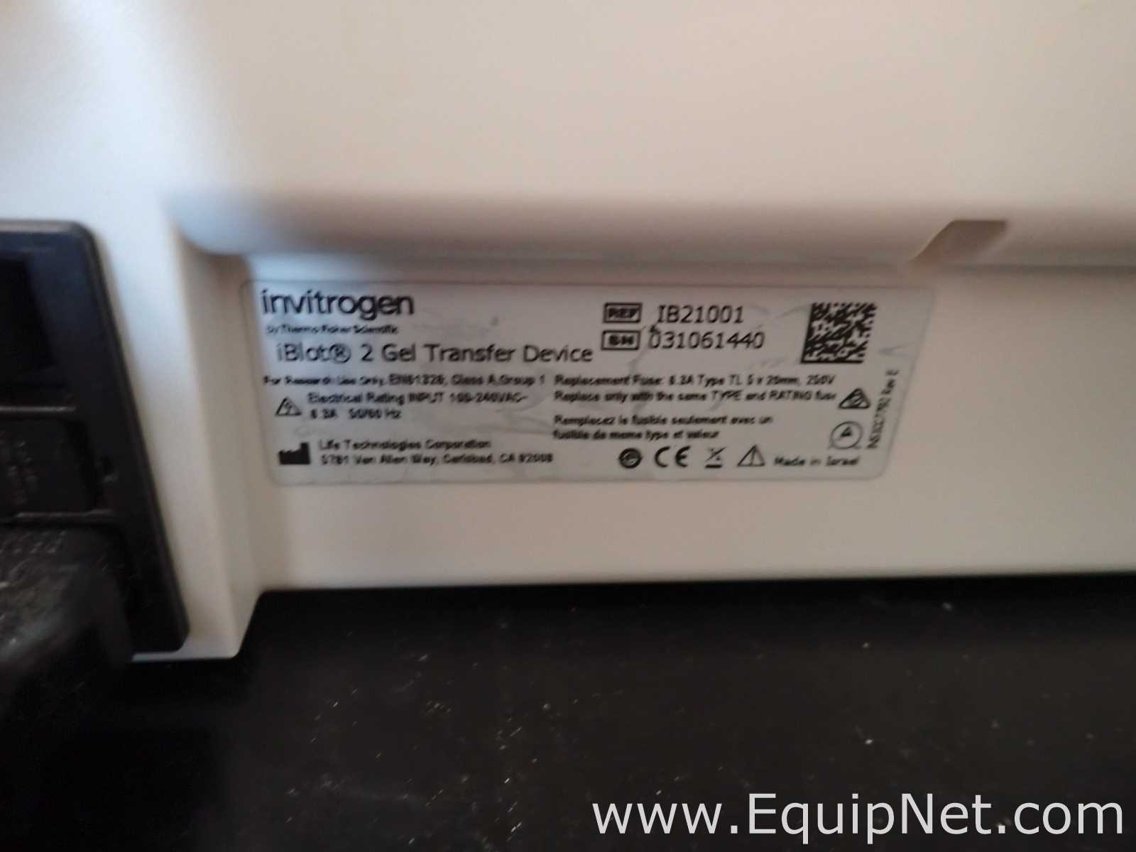 Lot of 2 Invitrogen iBlot 2 Gel Transfer Devices