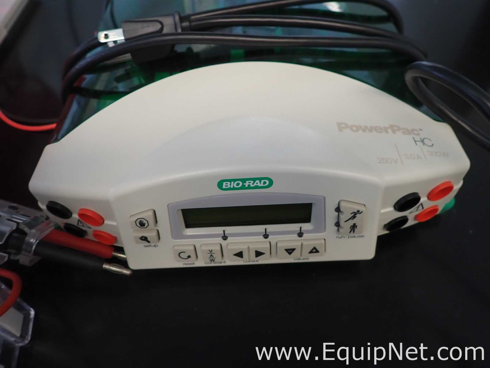 Lot of Bio-Rad PowerPac HC Power Supplies with Mini-PROTEAN Electrophoresis Cells