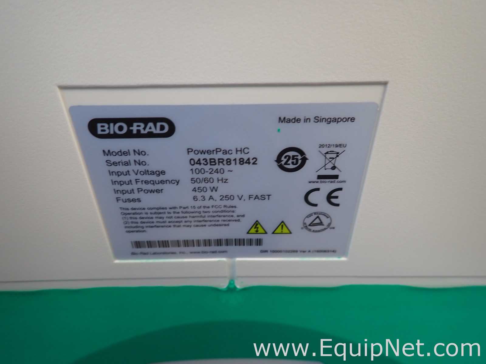Lot of Bio-Rad PowerPac HC Power Supplies with Mini-PROTEAN Electrophoresis Cells
