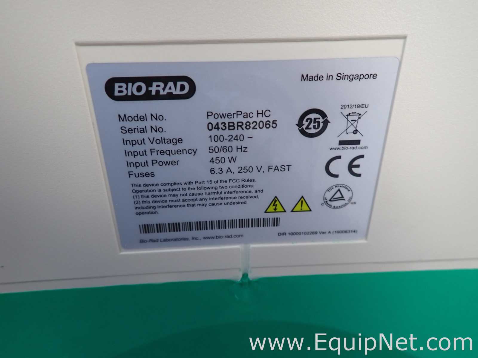 Lot of Bio-Rad PowerPac HC Power Supplies with Mini-PROTEAN Electrophoresis Cells
