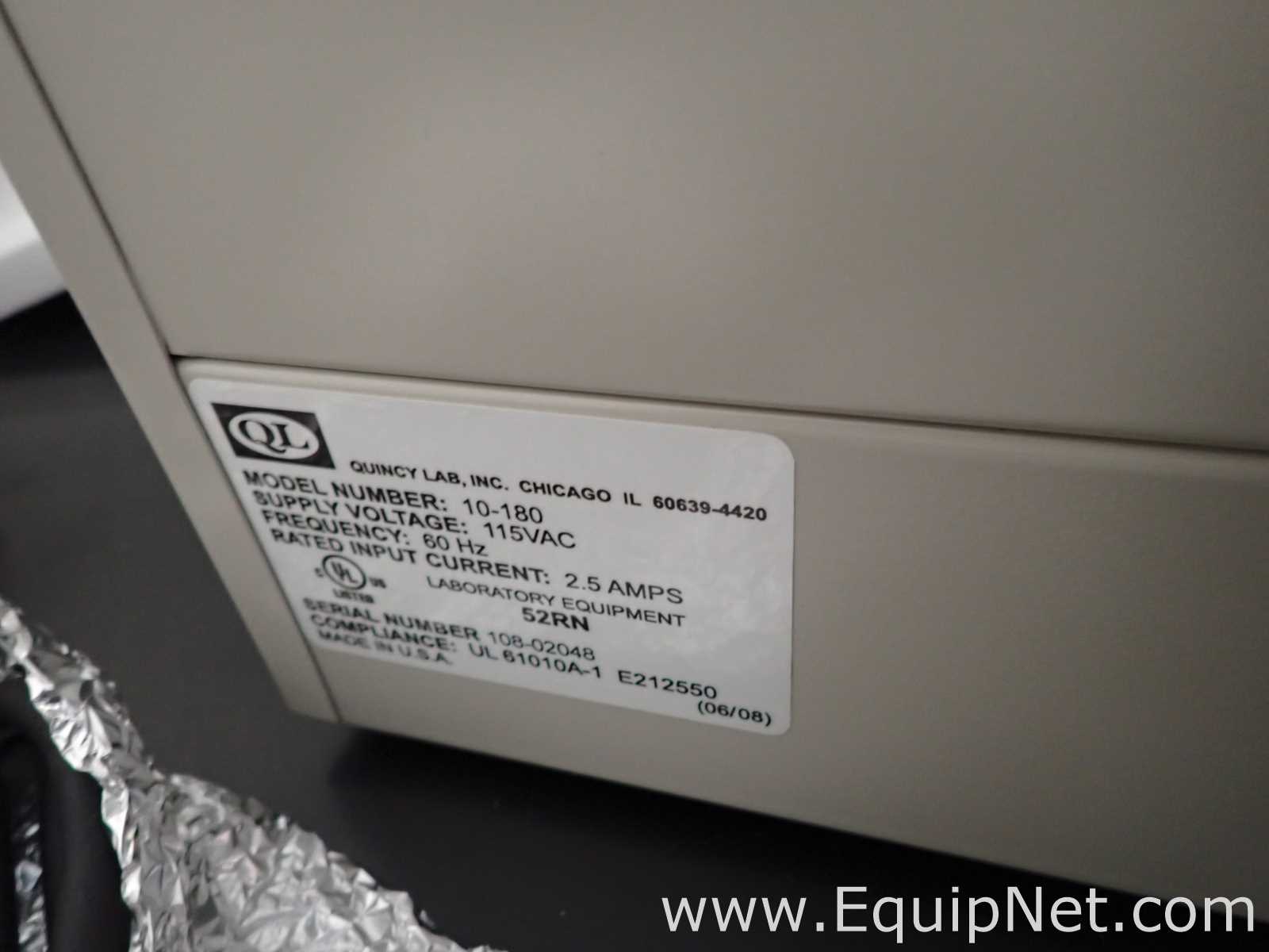 Quincy Lab 10-180 Benchtop Incubator