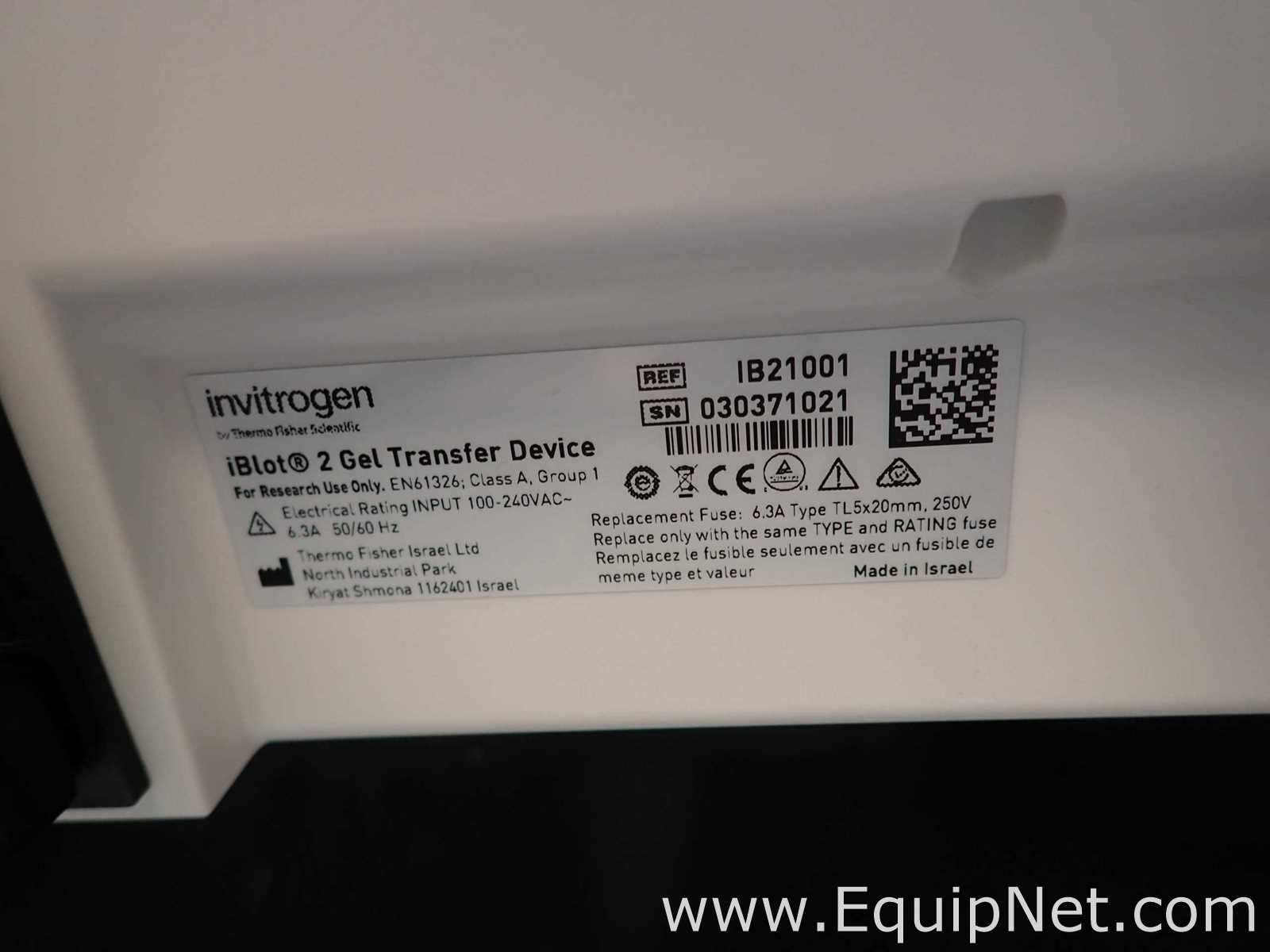 Lot of 2 Invitrogen iBlot 2 Gel Transfer Devices
