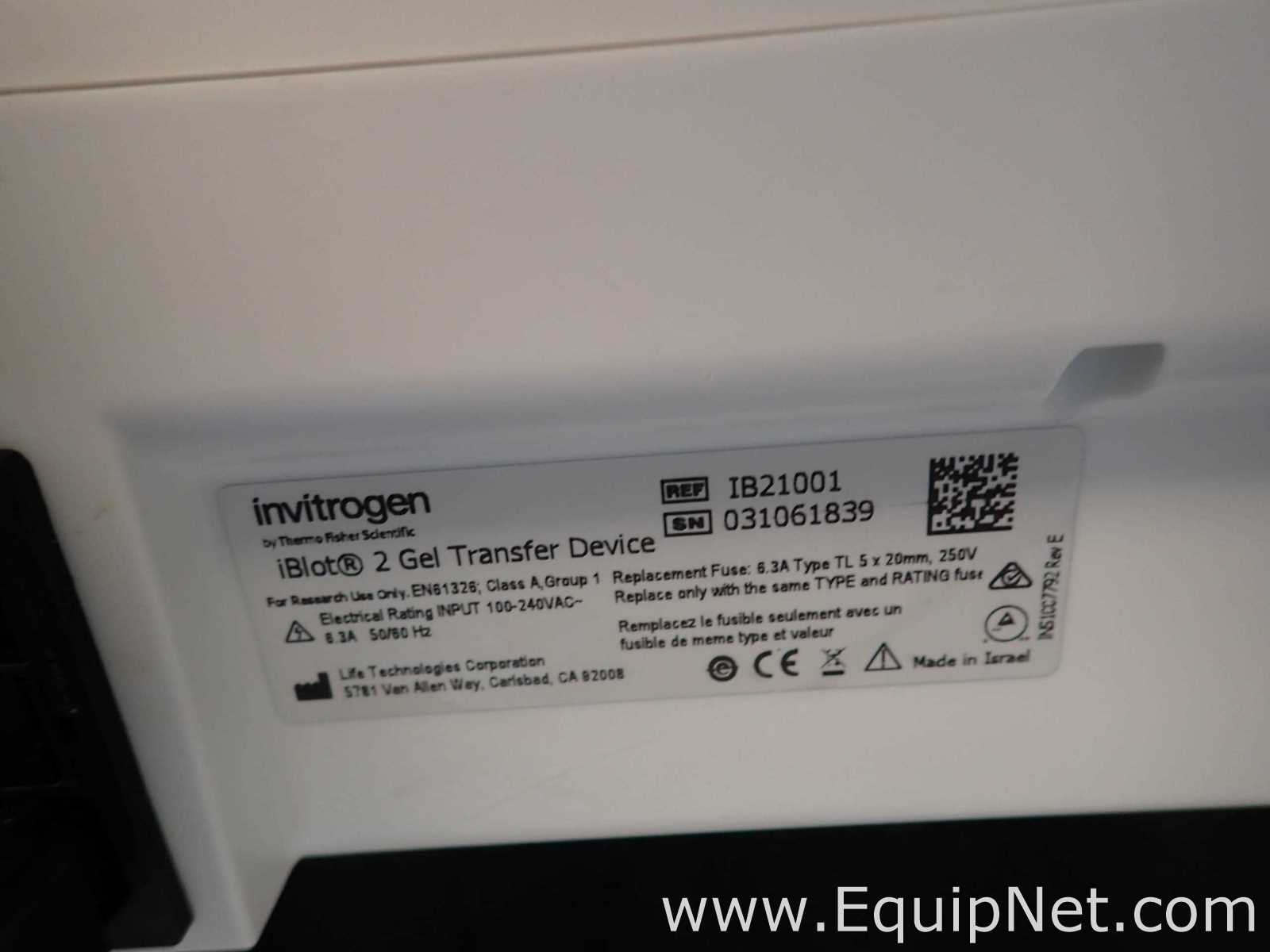 Lot of 2 Invitrogen iBlot 2 Gel Transfer Devices