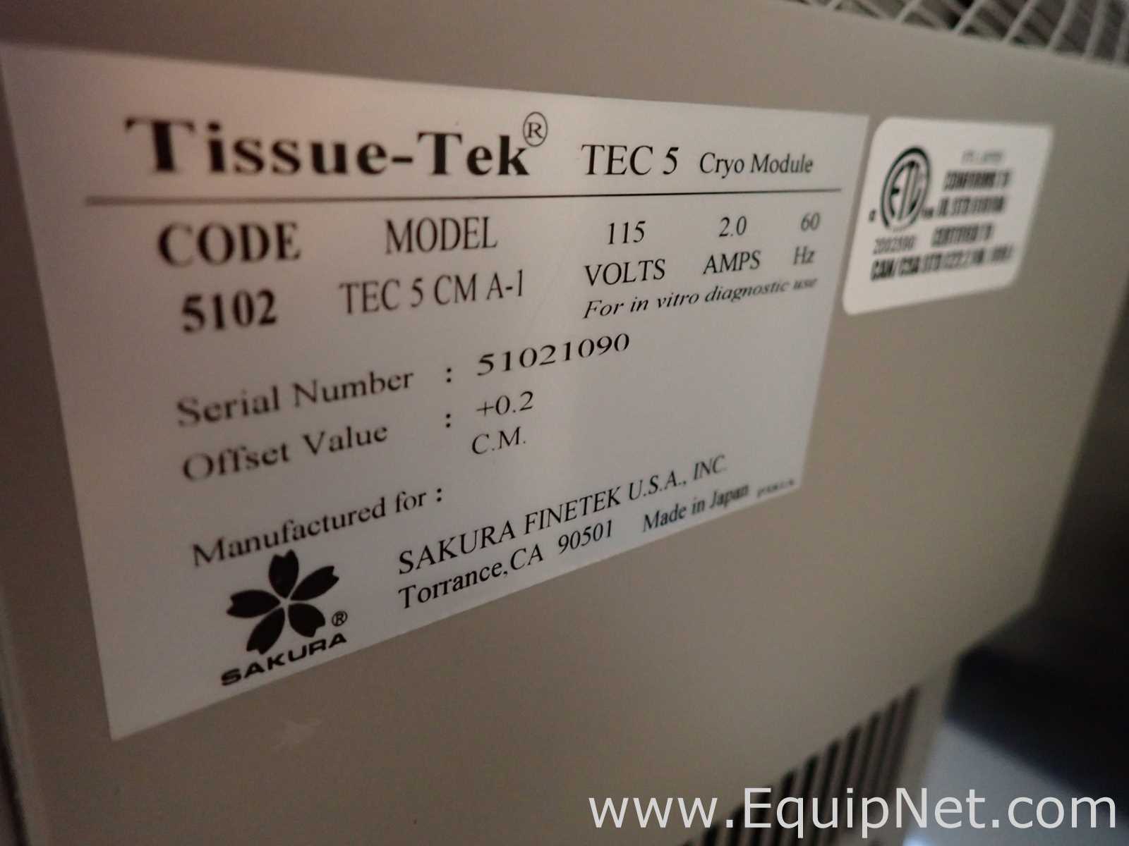 Histología Sakura Finetek Tissue-Tek TEC 5