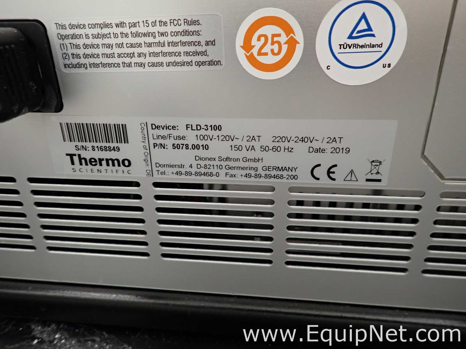 Espectrómetro de Masa Thermo Fisher Scientific Orbitrap Fusion