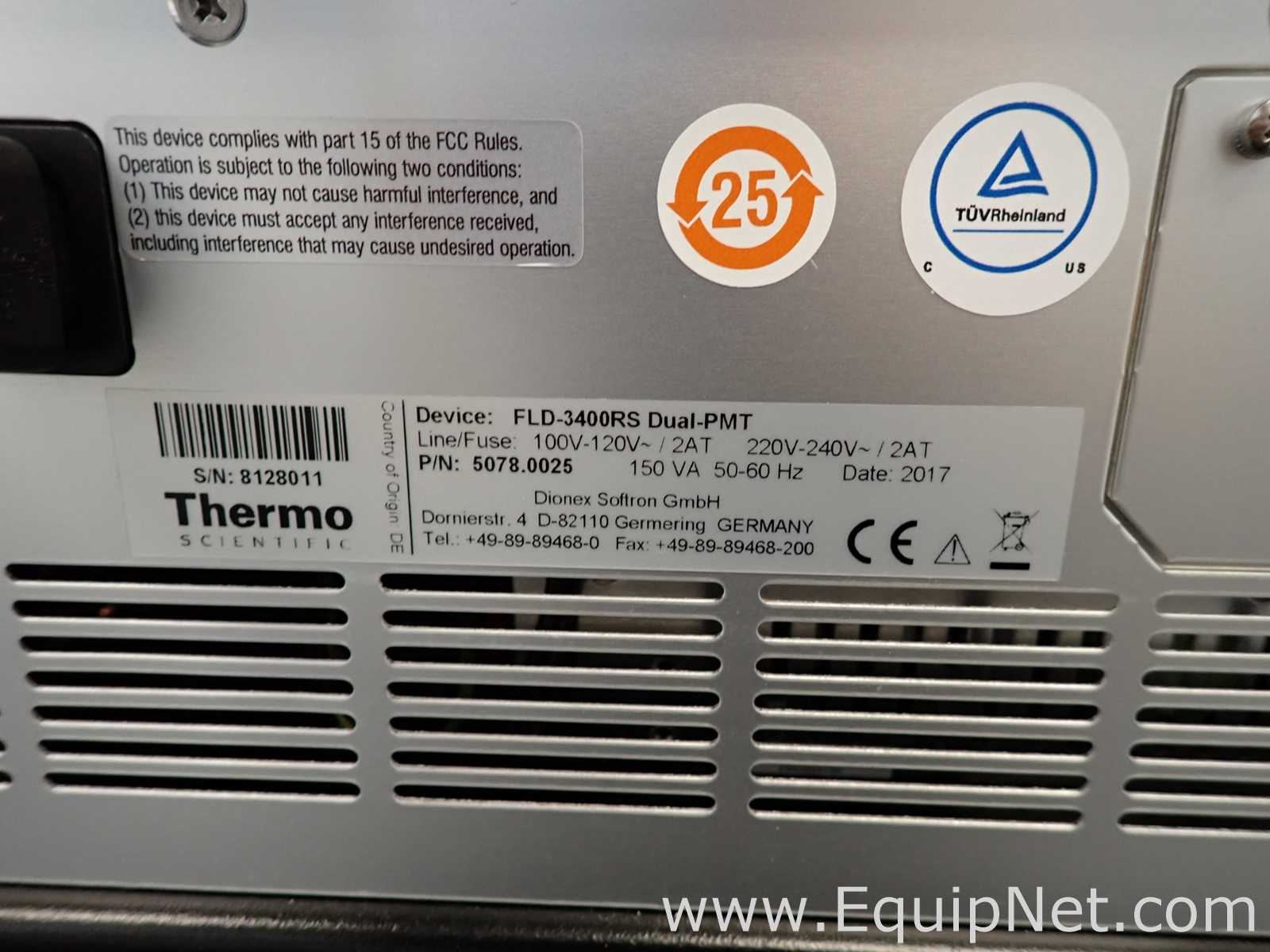 Sistema UPLC Thermo Scientific Dionex UltiMate 3000 RS