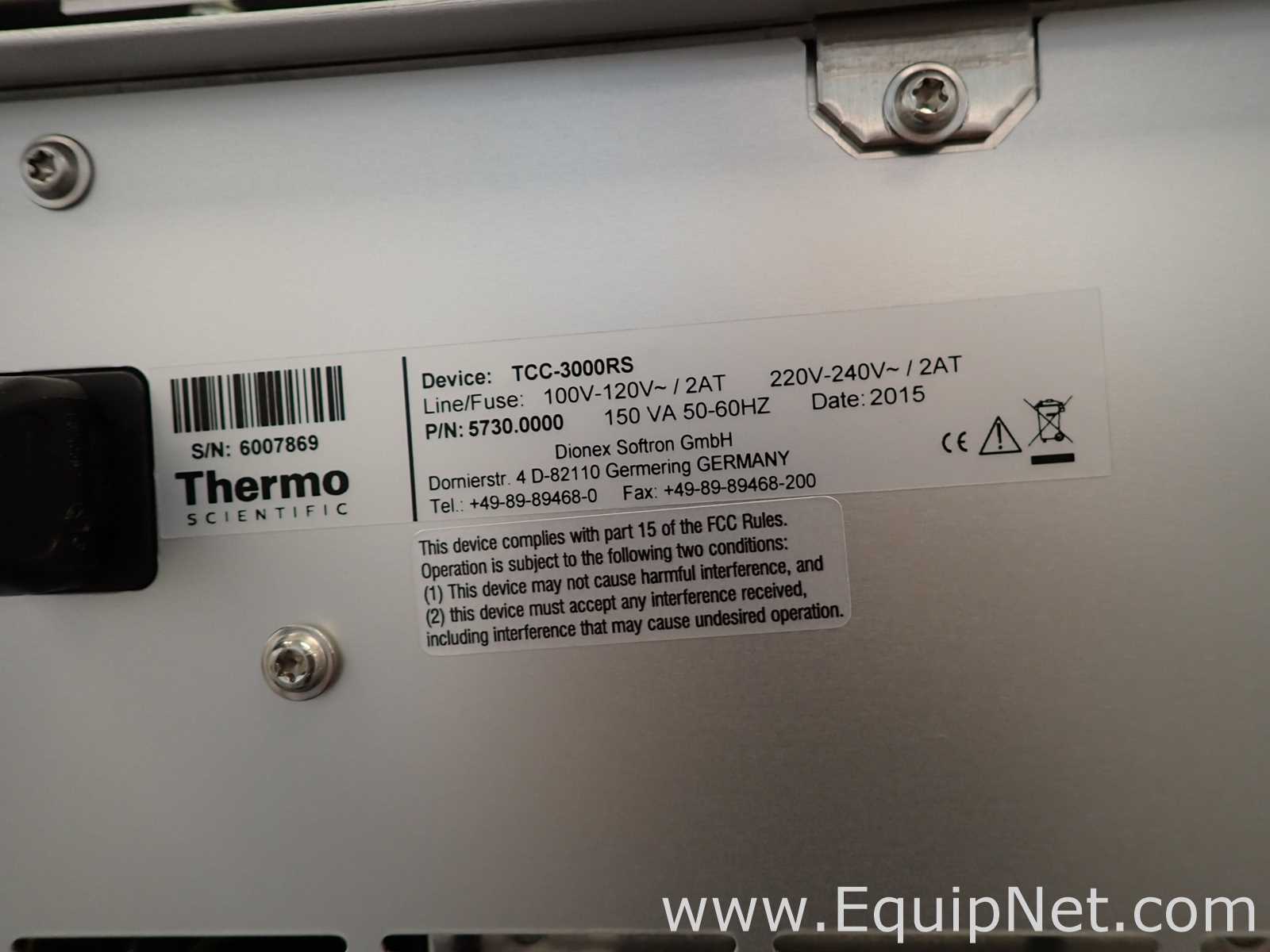 Sistema UPLC Thermo Scientific Dionex UltiMate 3000 RS
