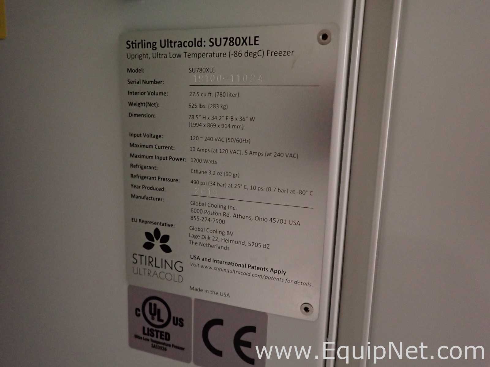Congelador Stirling Ultracold  SU780XLE