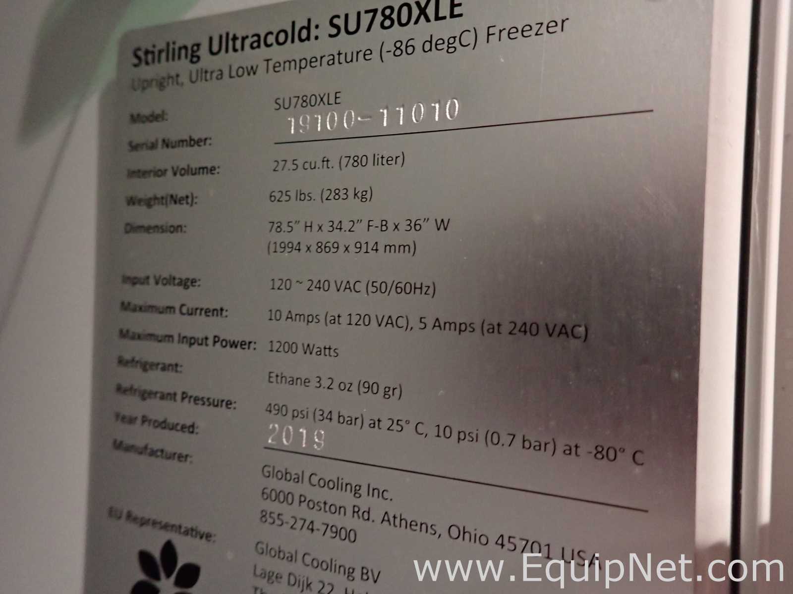 Congelador Stirling Ultracold  SU780XLE