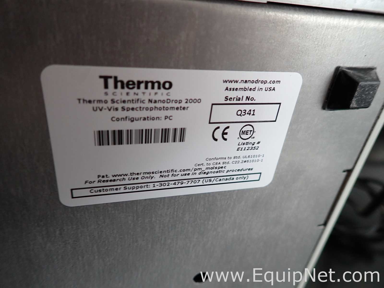 Espectrofotômetro Thermo Scientific NanoDrop 2000