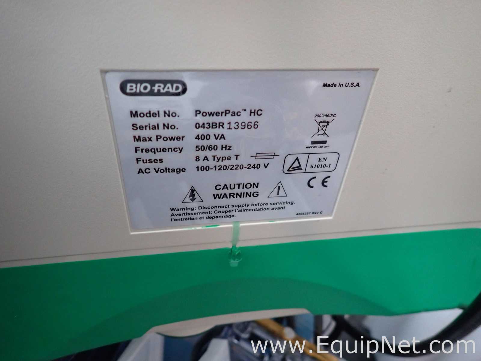 Lot of Bio-Rad PowerPac HC Electrophoresis Power Supplies with Gel Tanks