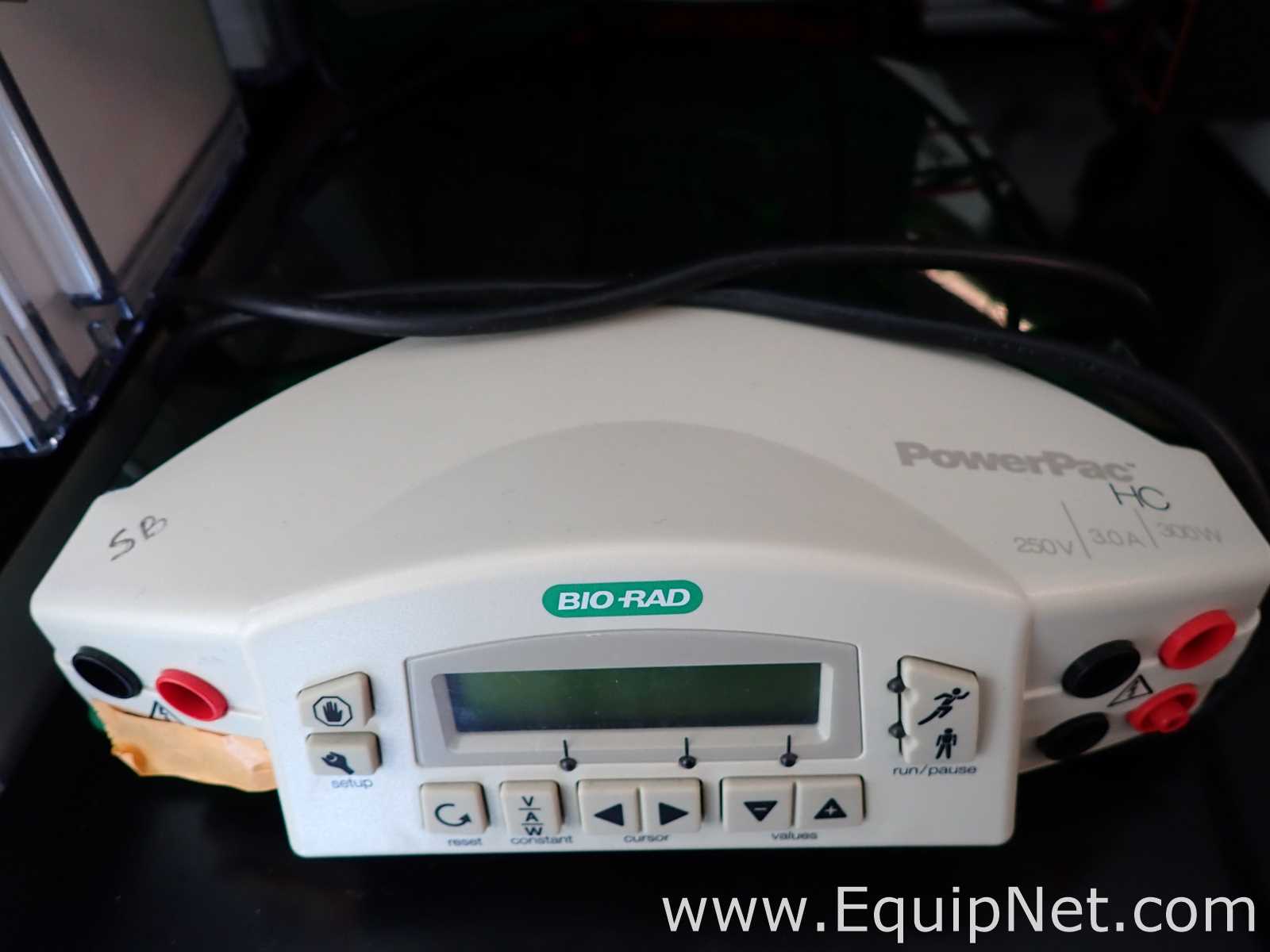 Lot of Bio-Rad PowerPac HC Electrophoresis Power Supplies with Gel Tanks
