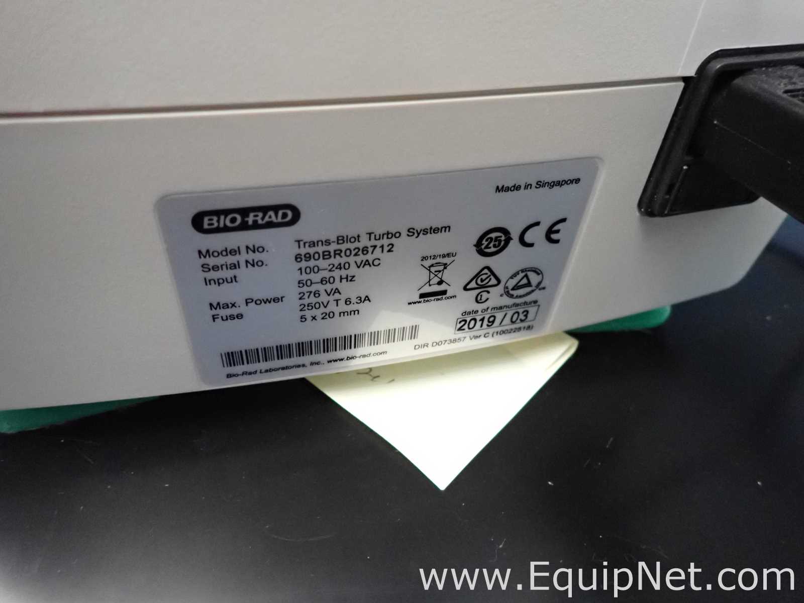 Equipos Diversos de Laboratorio Bio-Rad Trans-Blot Turbo