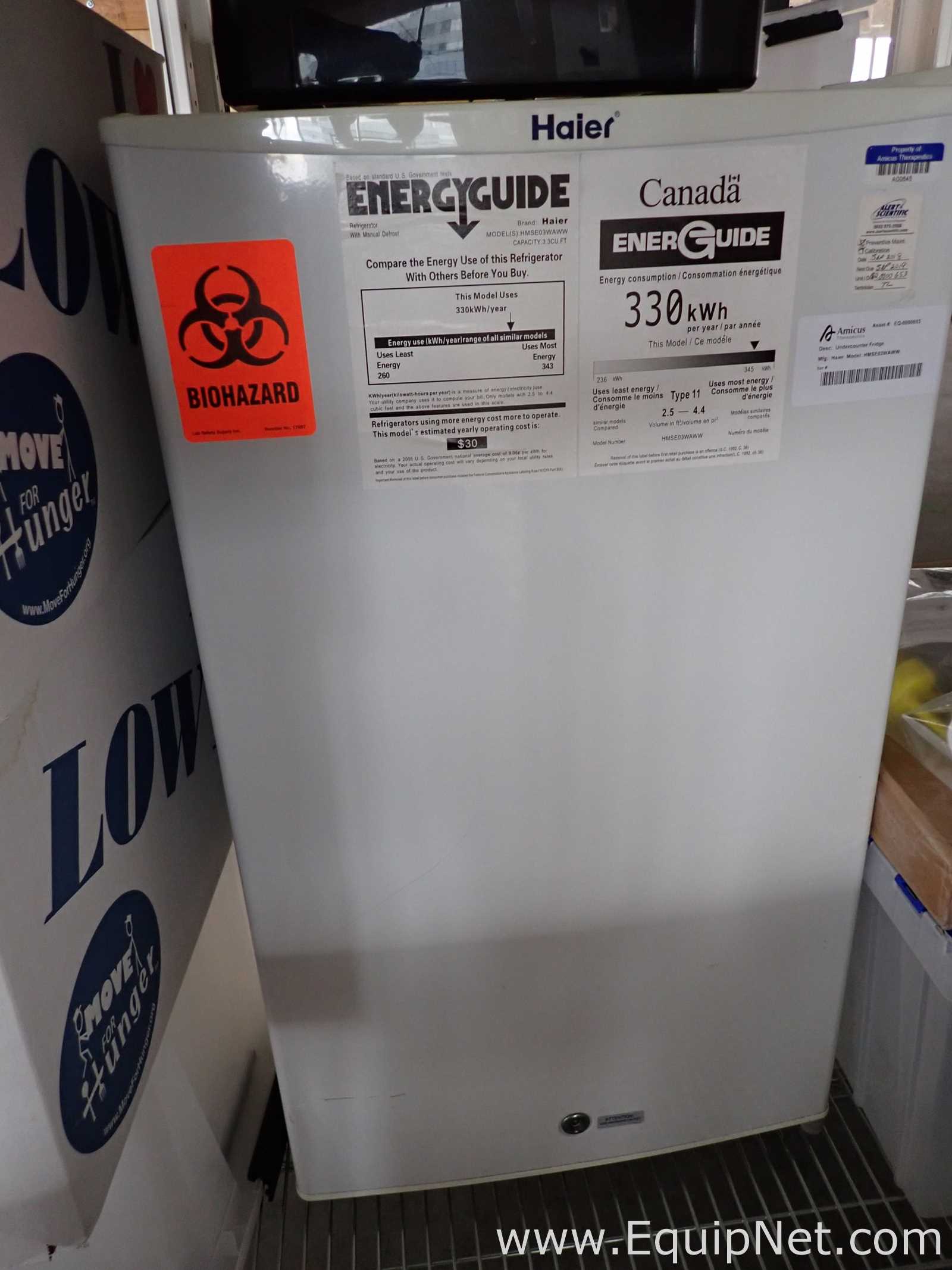 Refrigeradores Haier HMSE03WAWW