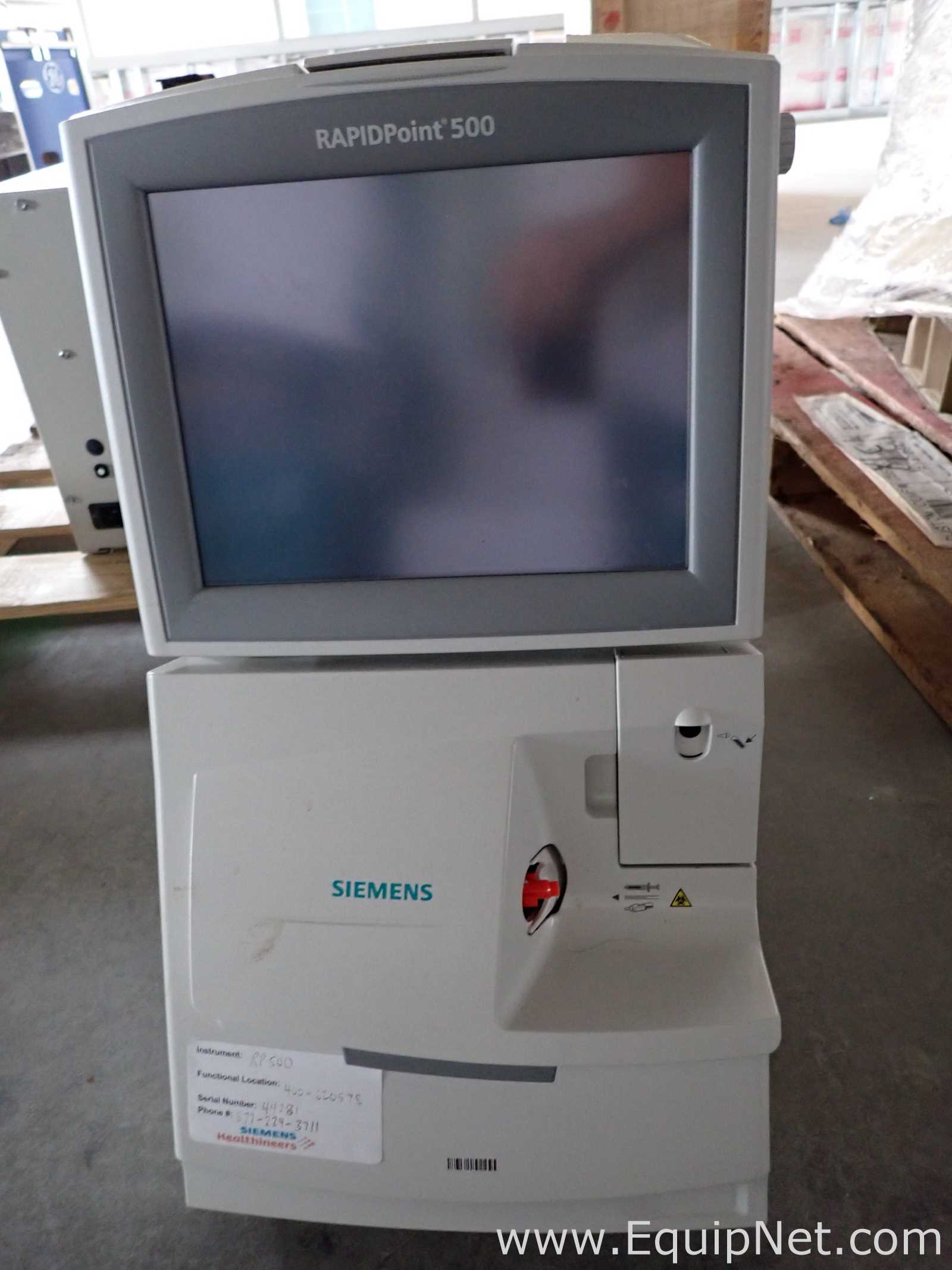 Siemens Healthineers RAPIDPoint 500 Blood Gas Analyzer