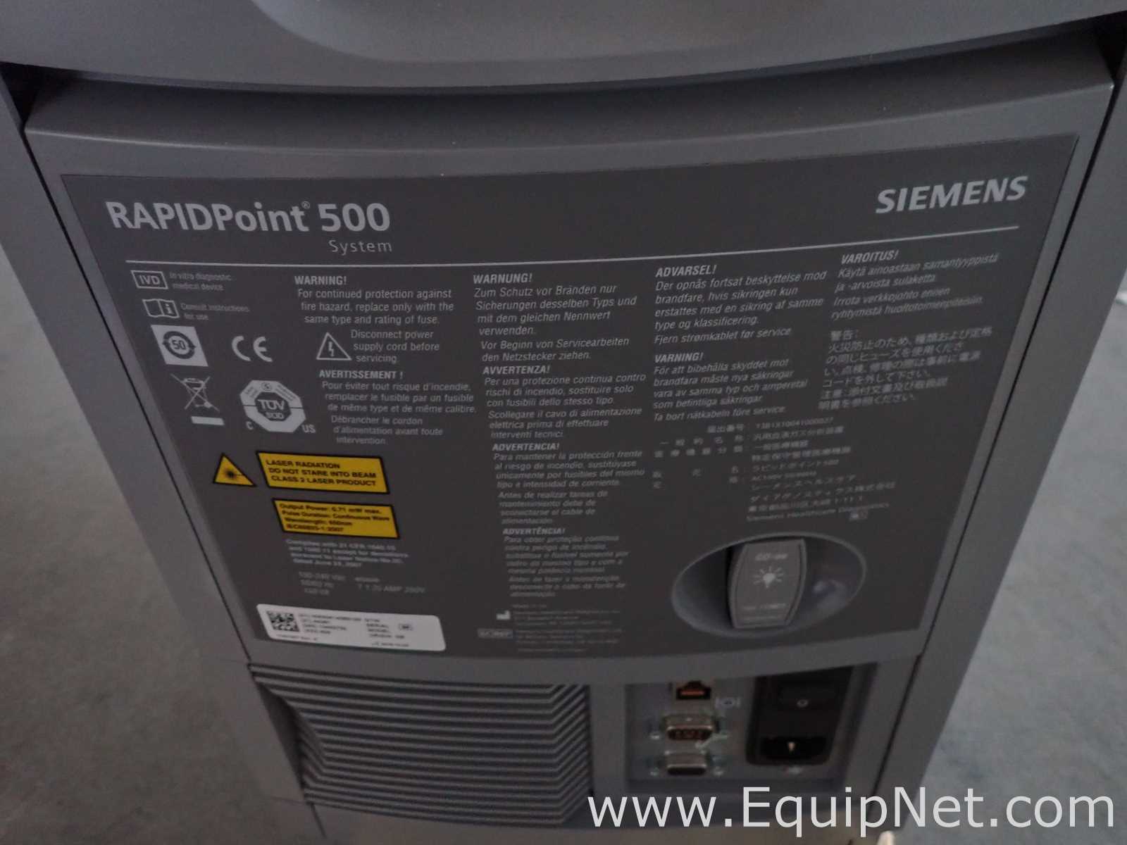 Siemens Healthineers RAPIDPoint 500 Blood Gas Analyzer