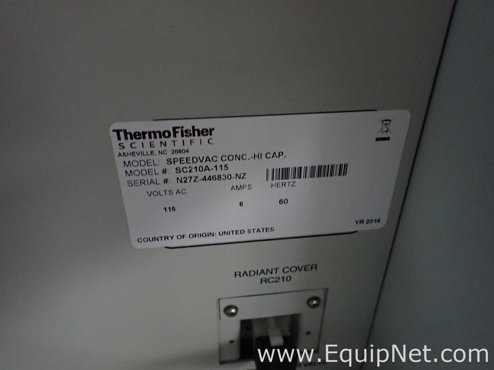 Thermo Scientific Savant SC210A SpeedVac Concentrator System with RVT5105 Refrigerated Vapor Trap