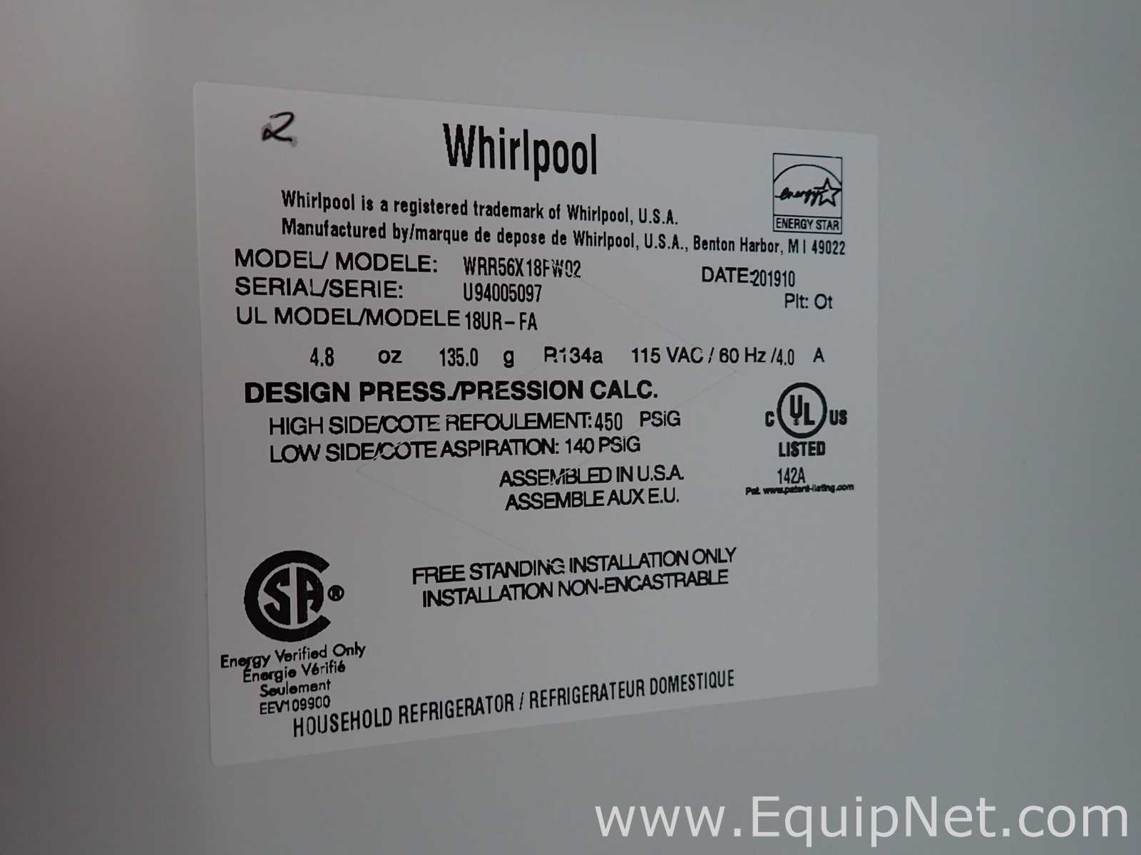 Unidade de Refrigeração Whirlpool WRR56X18FW02