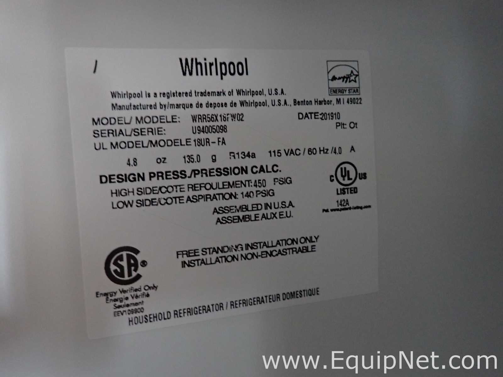 Unidade de Refrigeração Whirlpool WRR56X18FW02