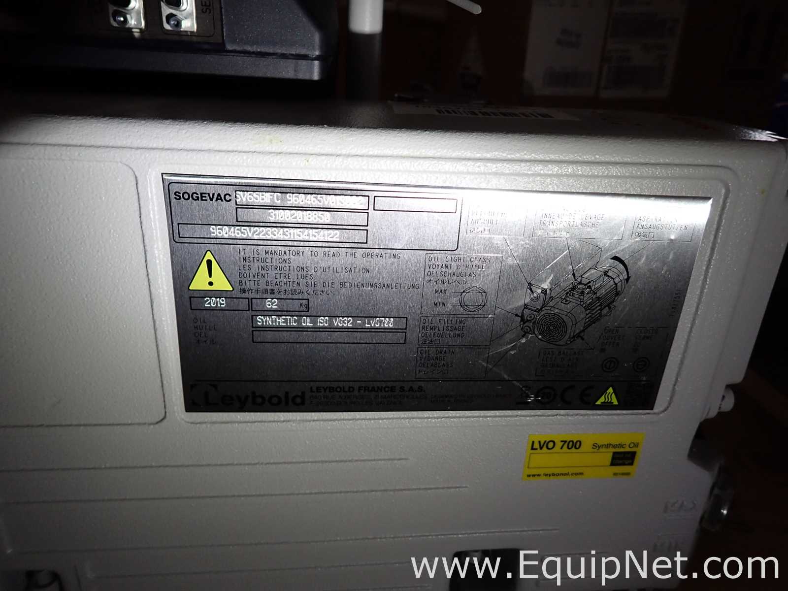 Leybold Sogevac SV 40-65 BIFC Rotary Vane Vacuum Pump