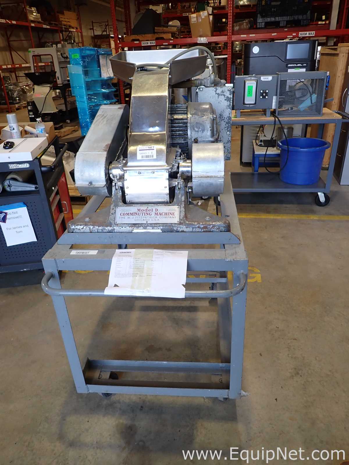 Fitzpatrick Fitzmill Model D Comminutor Mill - 9110