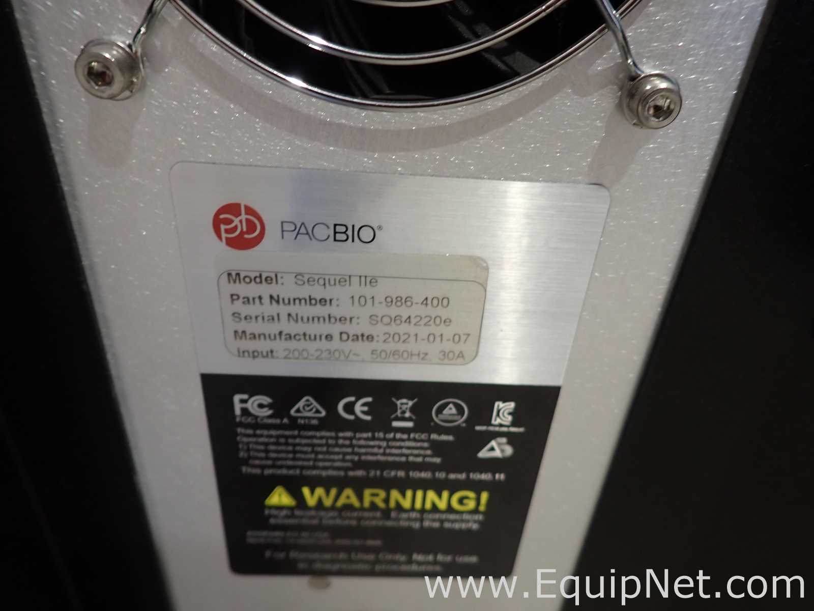 PacBio Sequel IIe DNA Sequencing System HOLD Jammer BIO - 9114