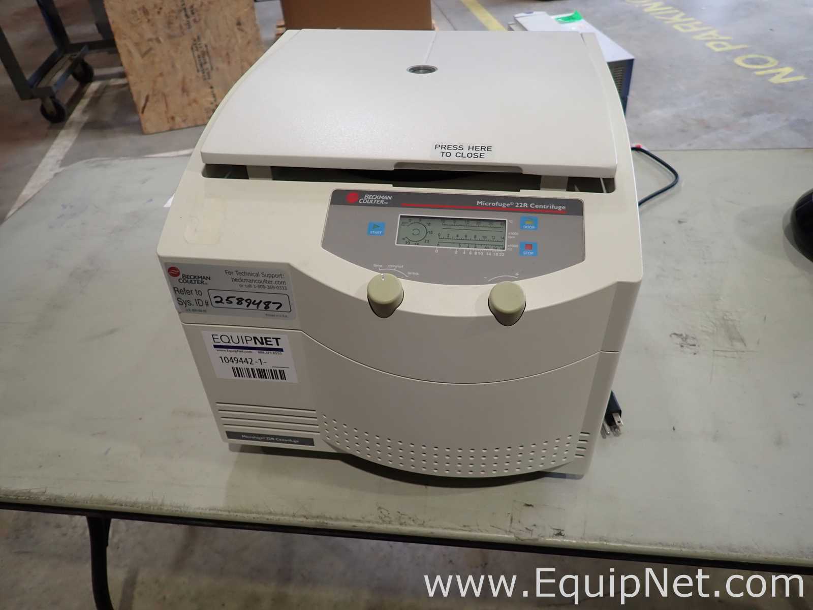 Beckman Coulter Microfuge 22R Benchtop Refrigerated Centrifuge - 9119