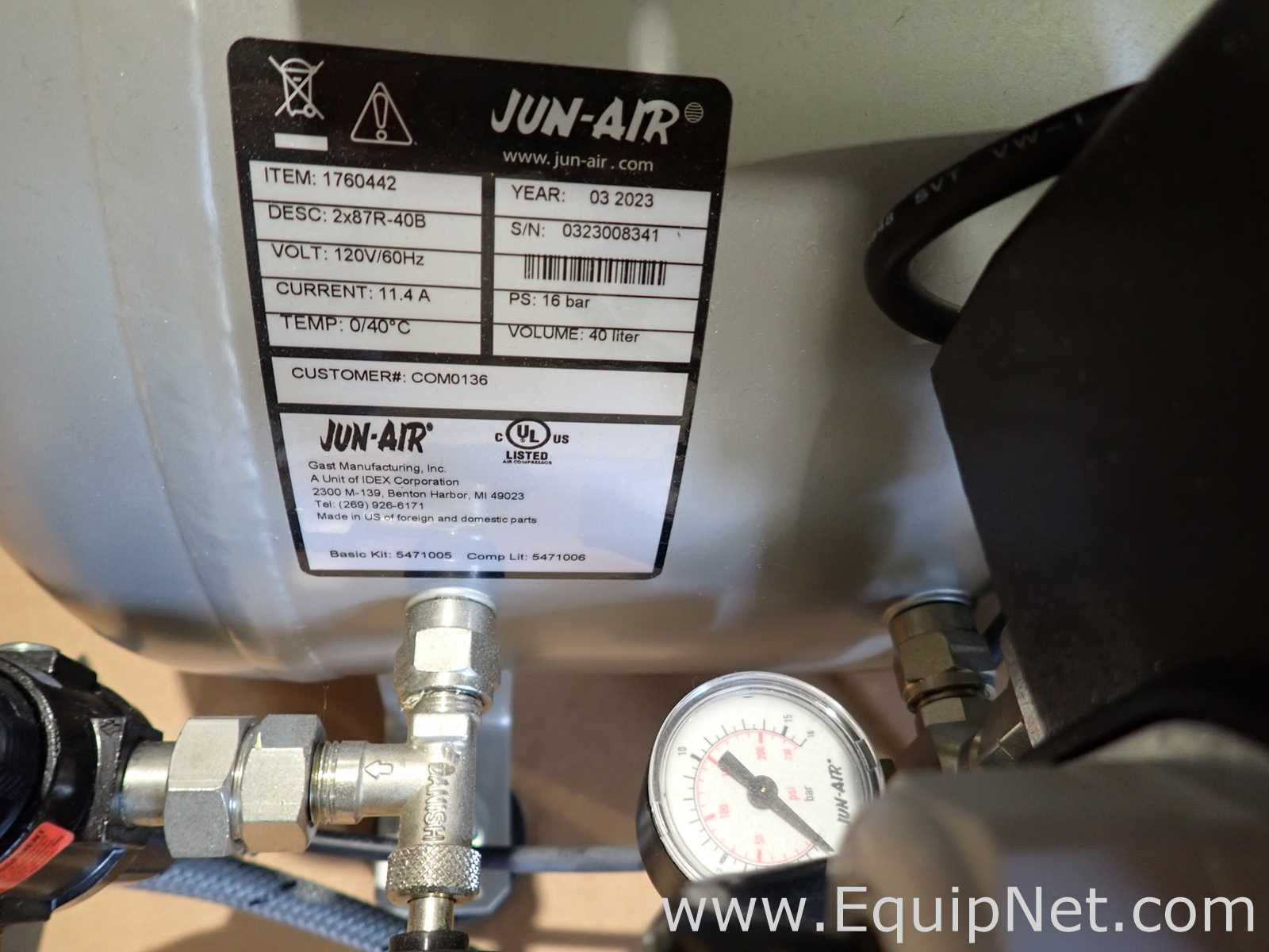 Compresor de Aire Jun Air 1760442