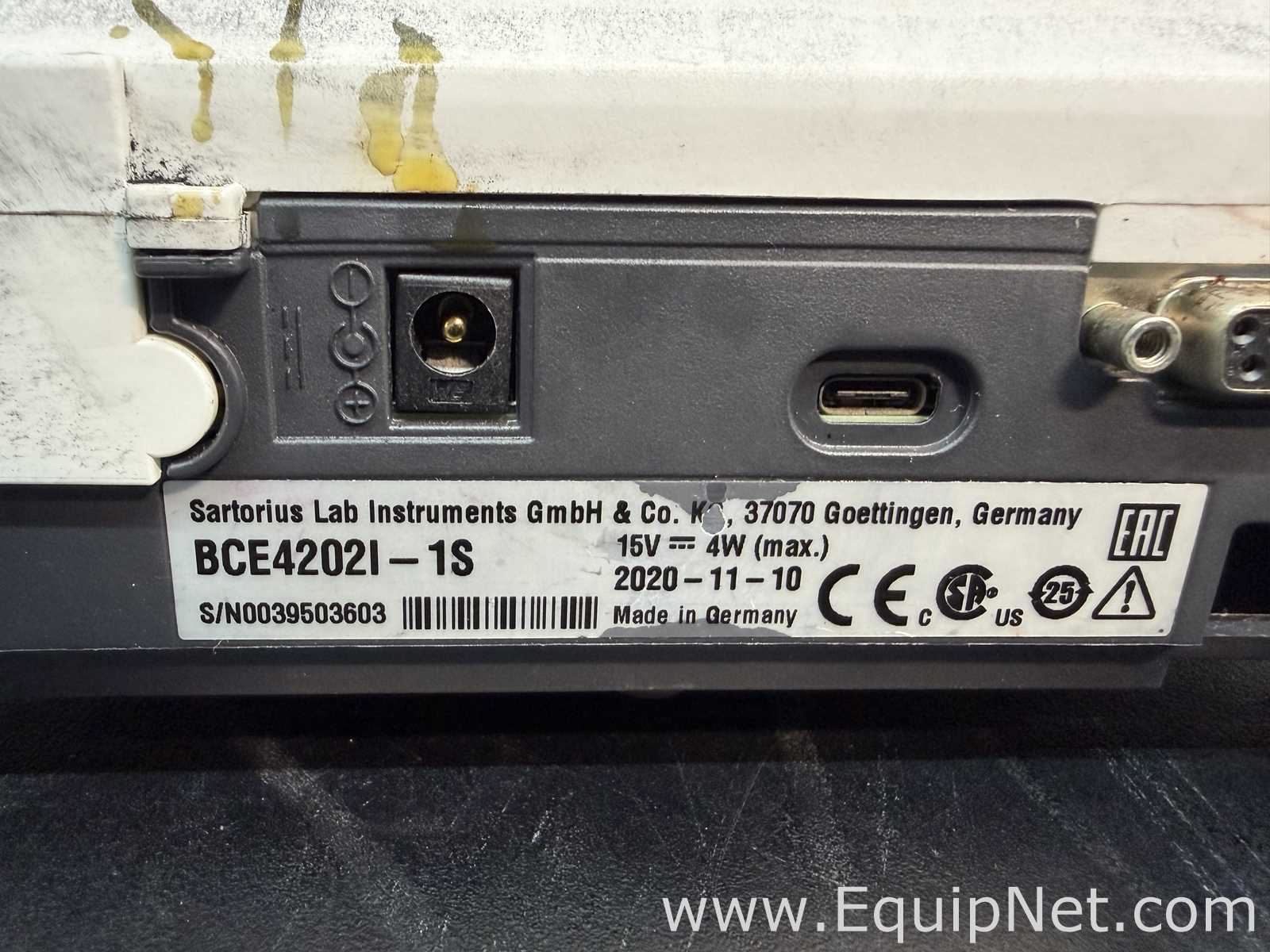 Línea de Báscula Sartorius BCE4202I-1S