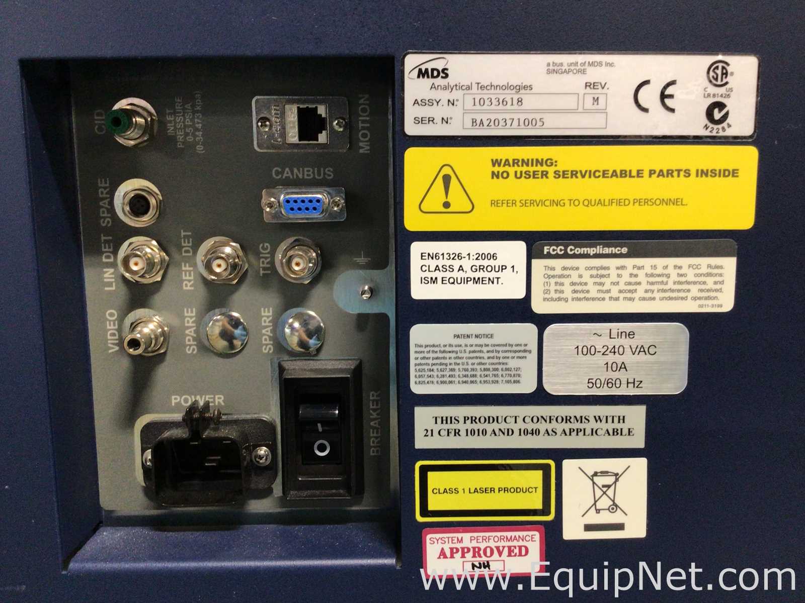 Applied Biosystems AB SCIEX TOF/TOF 5800 Mass Spectrometers