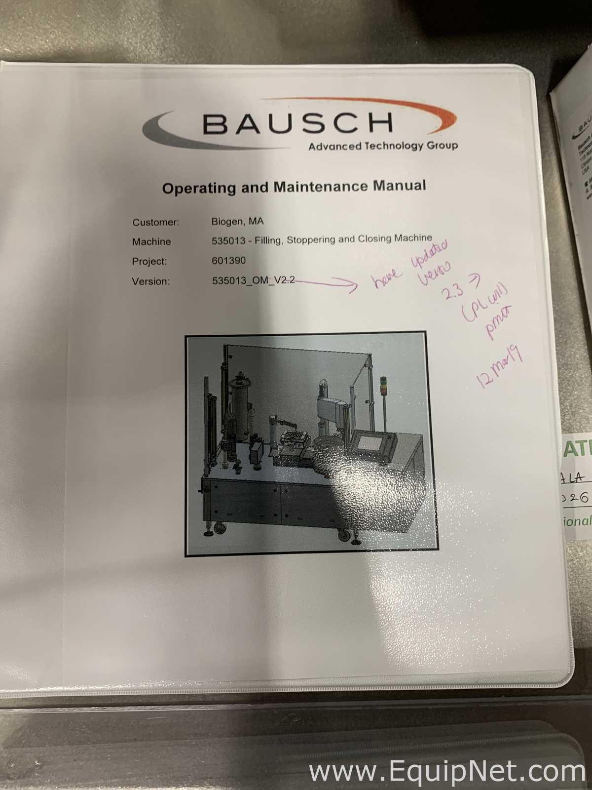 Línea de Llenado de Viales Bausch Advanced Technologies 535