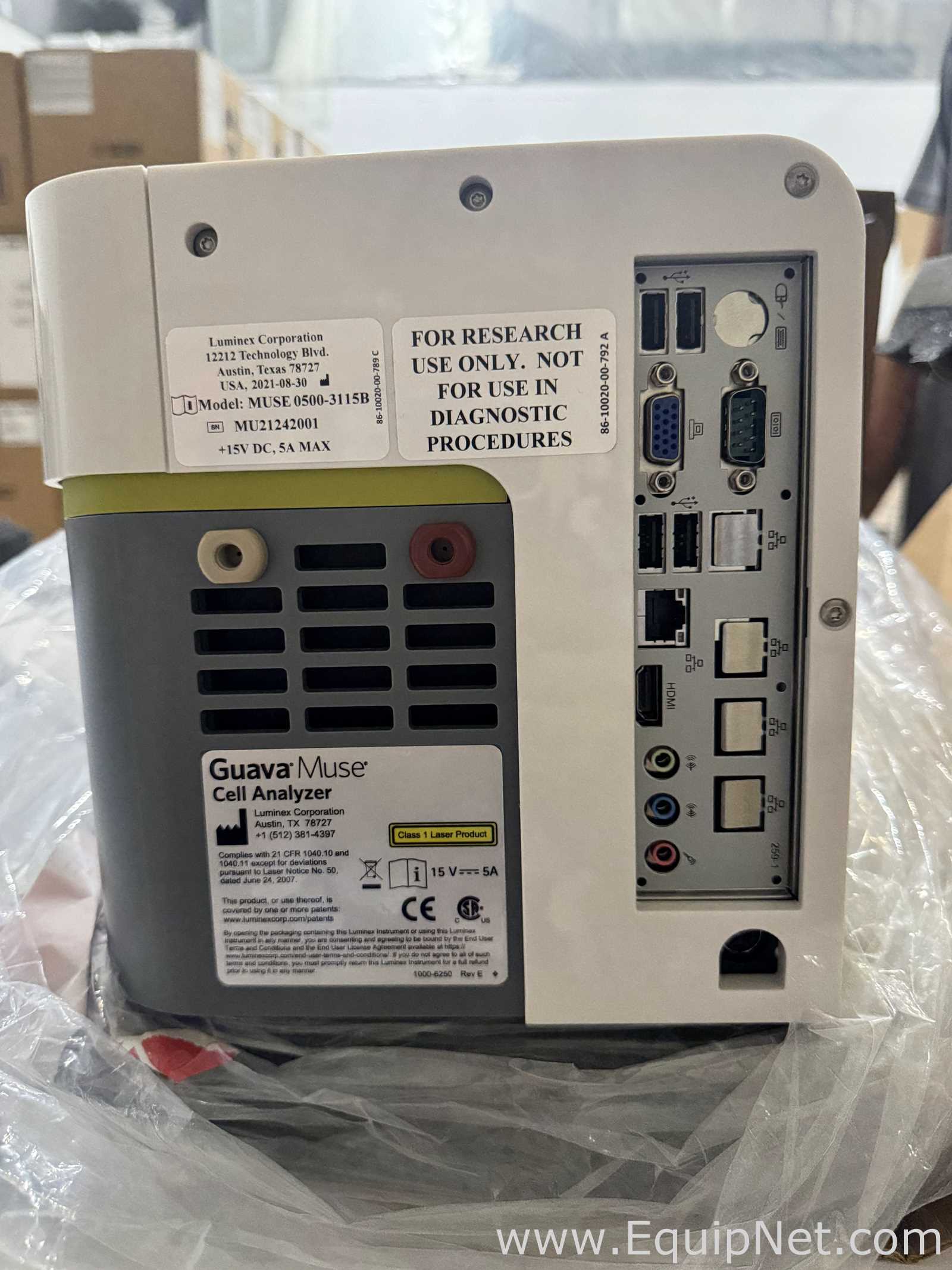 Luminex Guava Muse Cell Analyzer, Unused, Includes Manual