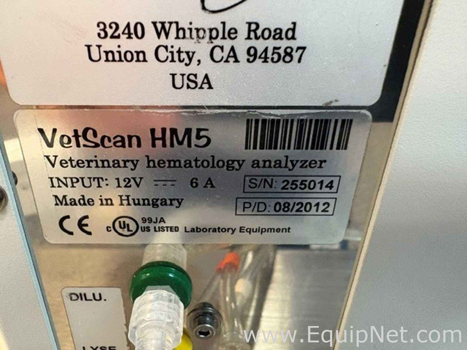 Abaxis VetScan HM5 Veterinary Hematology Analyzer