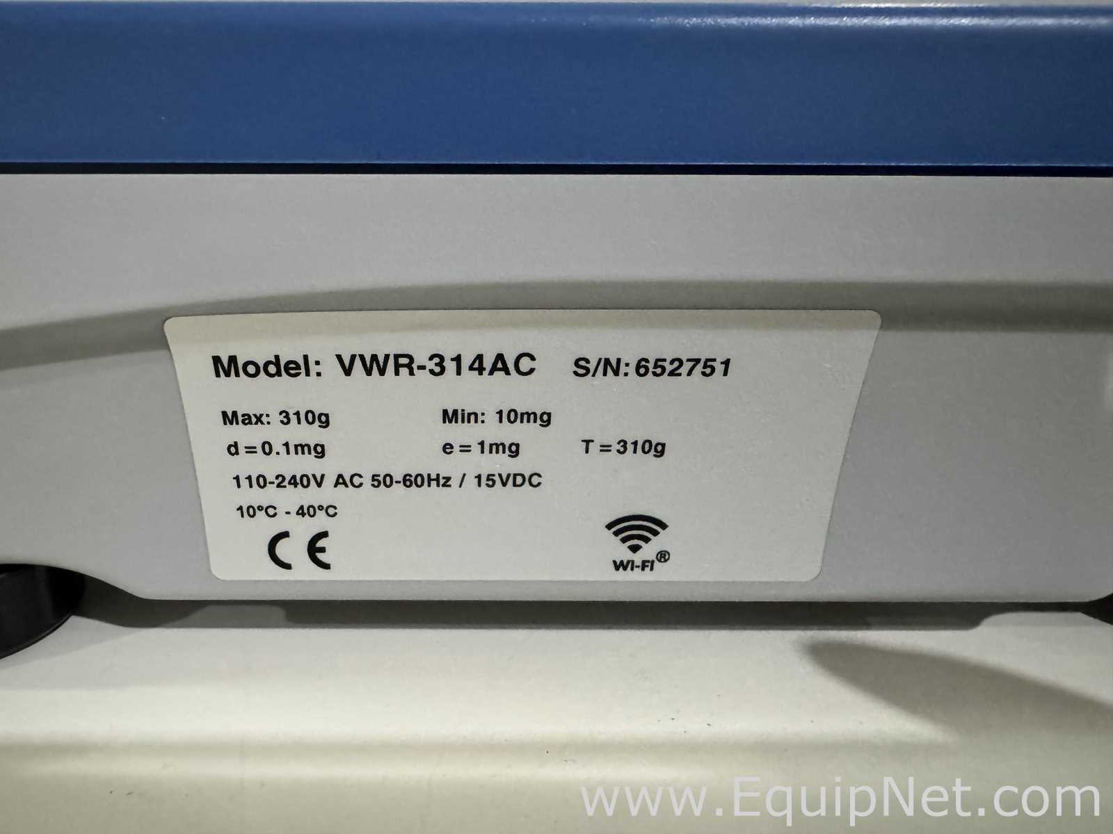 Báscula VWR VWR-314AC