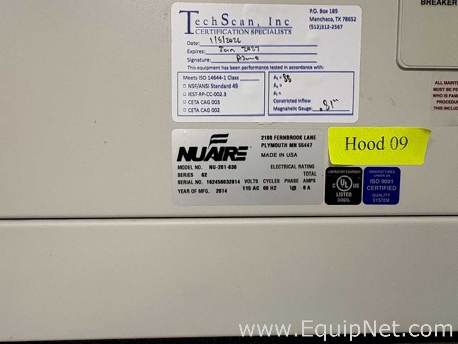 Nuaire NU-201-630 Laminar Flow Hood