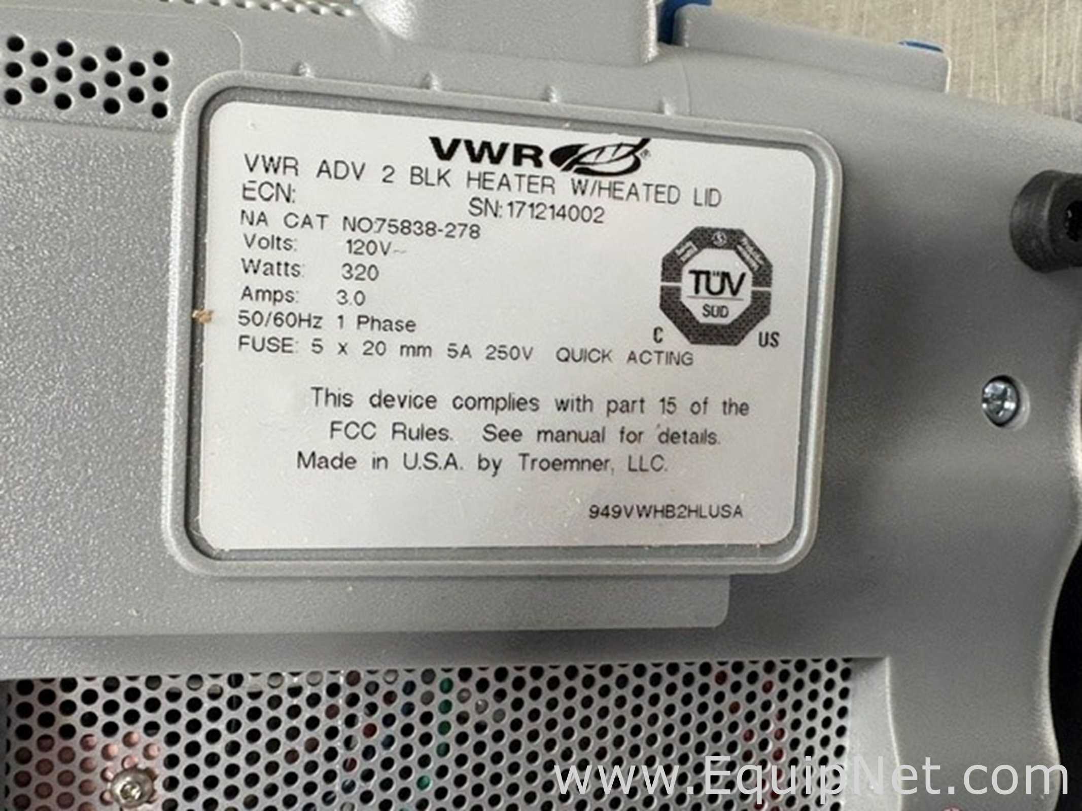 Calentador VWR Scientific NO75838-278