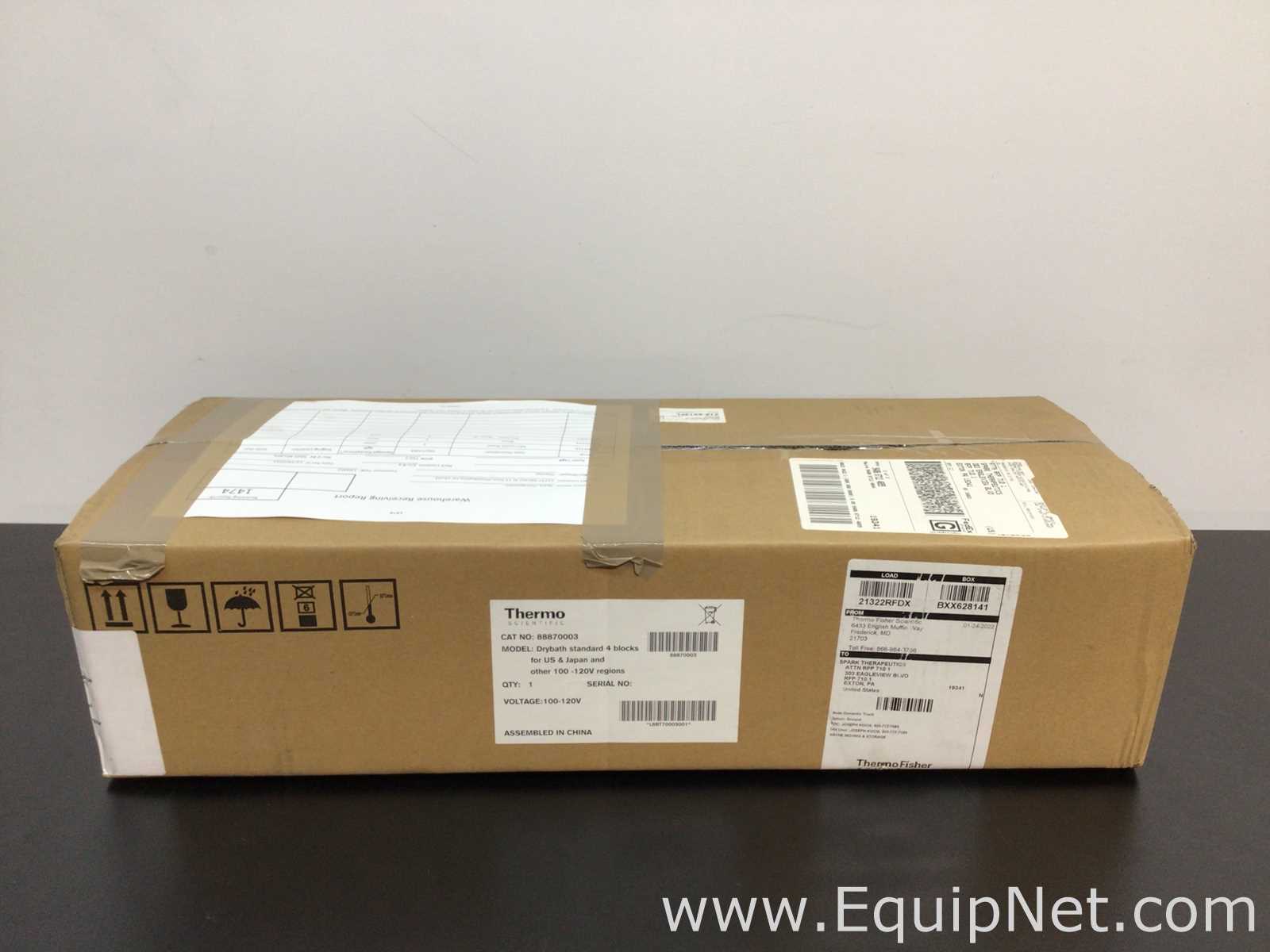 Unused Thermo Scientific Drybath Standard 4 Blocks