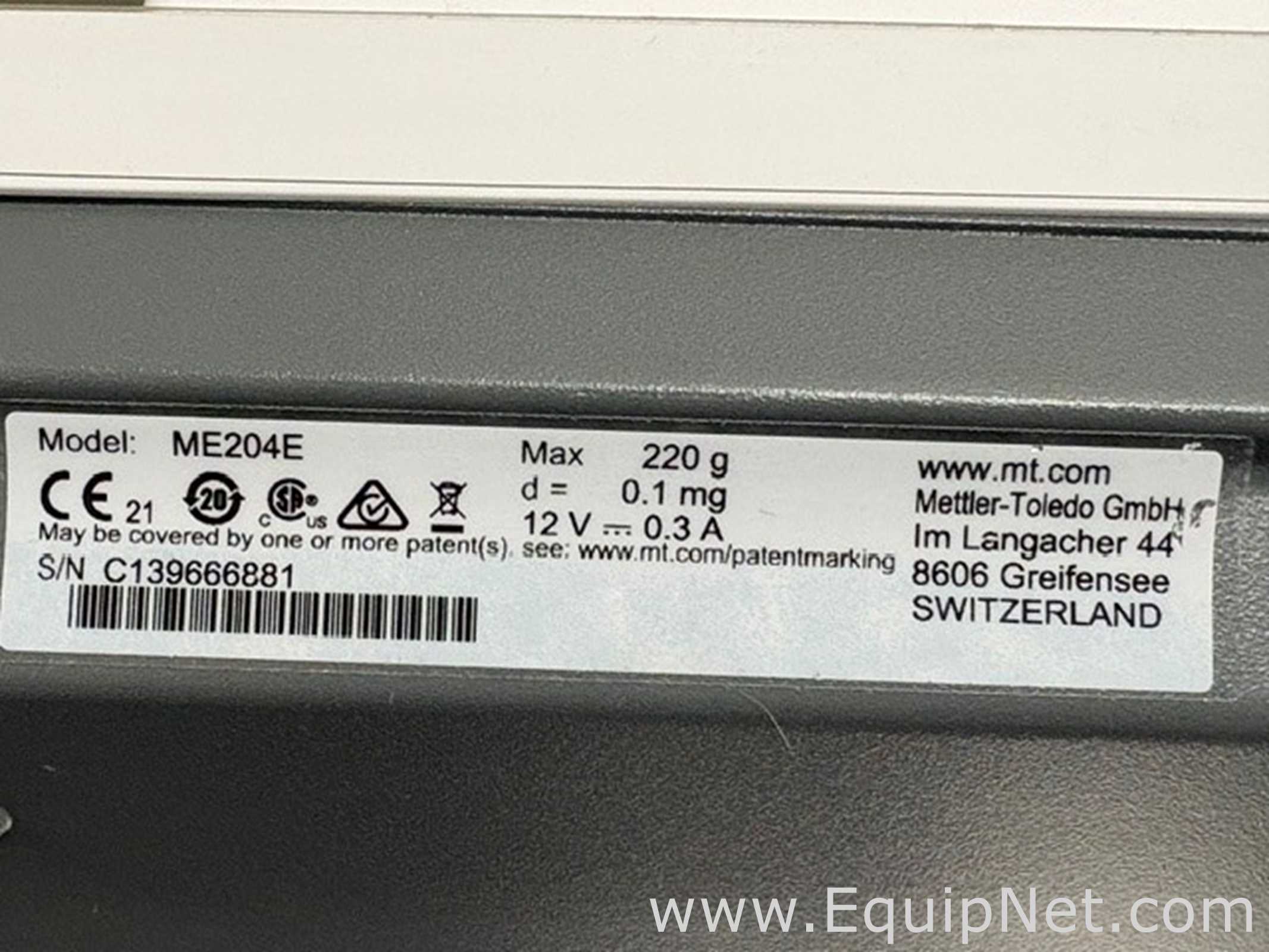 Mettler Toledo ME204E Analytical Balance