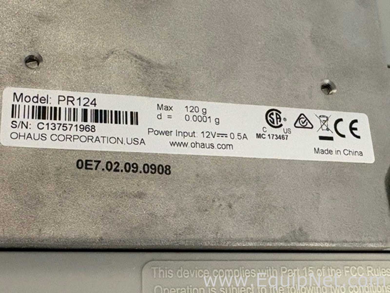 Báscula Ohaus Corporation PR124