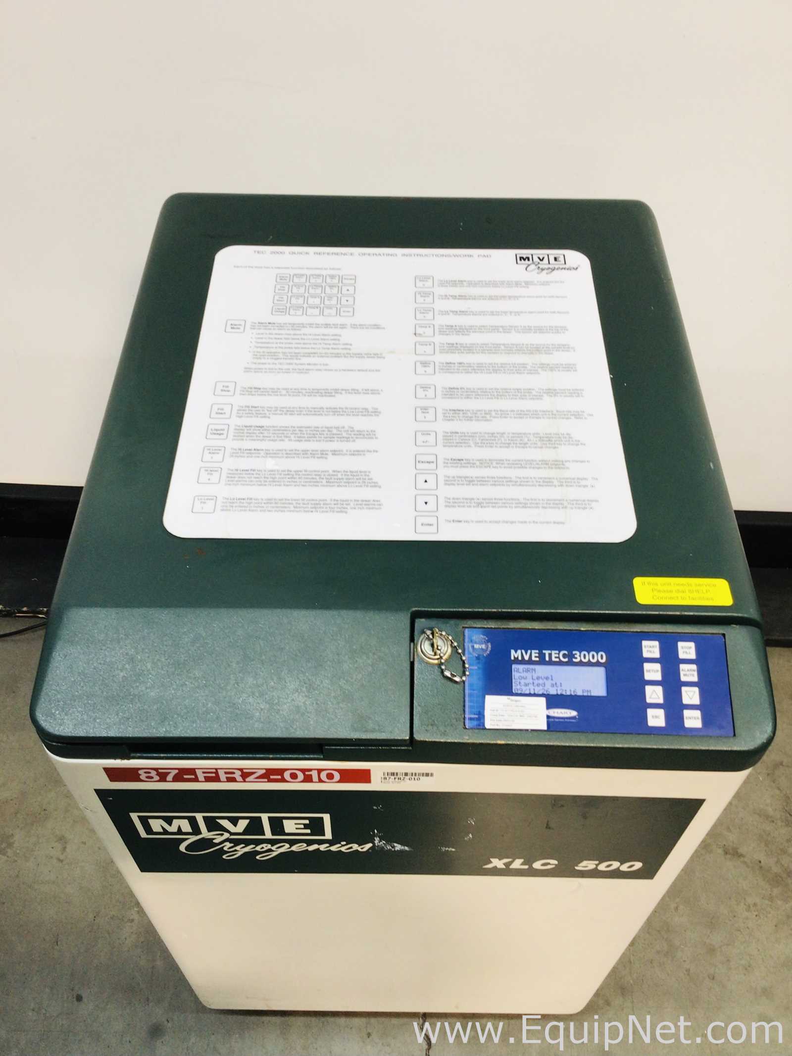 Equipamento de Apoio Criogênico MVE XLC-500