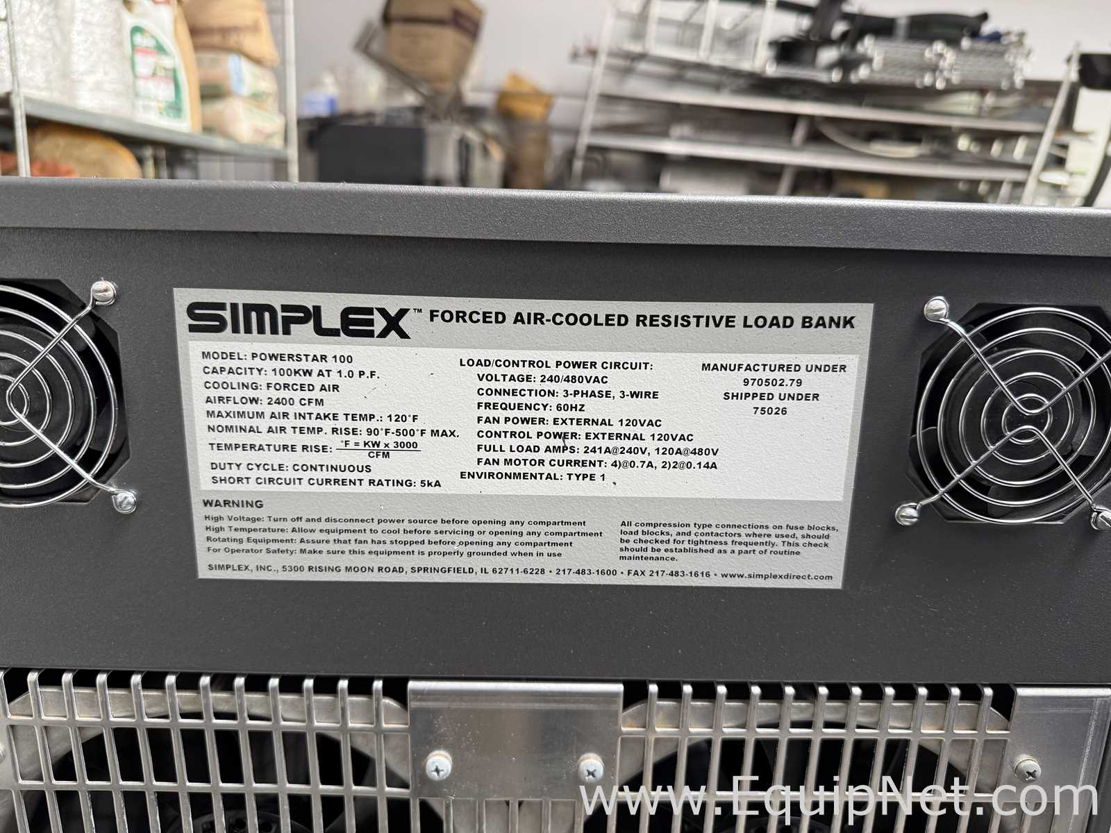 Simplex Powerstar 100 Electronic Testing and Measurement Equipment