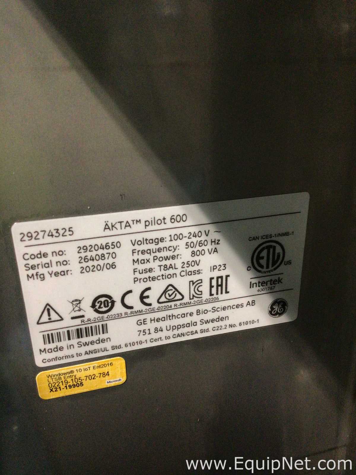 GE AKTA Pilot 600 Chromatography System