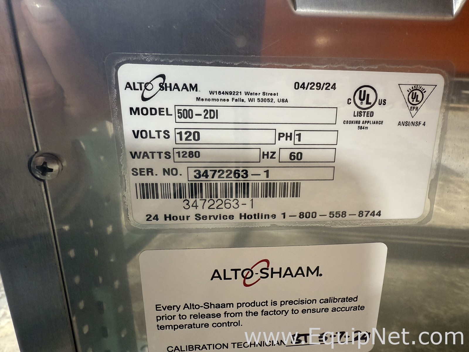Maquinaria para Proceso de Alimentos Alto Shaam Inc 500-2DI