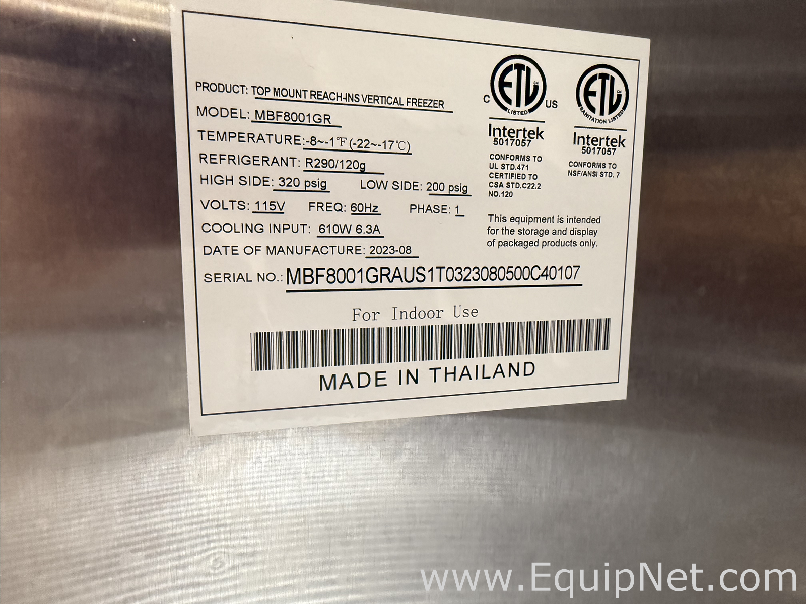 Congelador Atosa MBF8001GR
