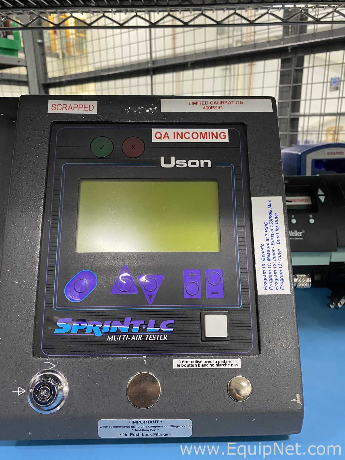 Testador de Vazamentos Uson LC-POB
