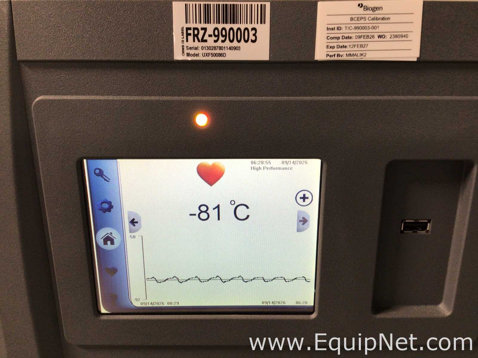 Thermo Scientific UXF50086D REVCO UXF Upright Refrigerator