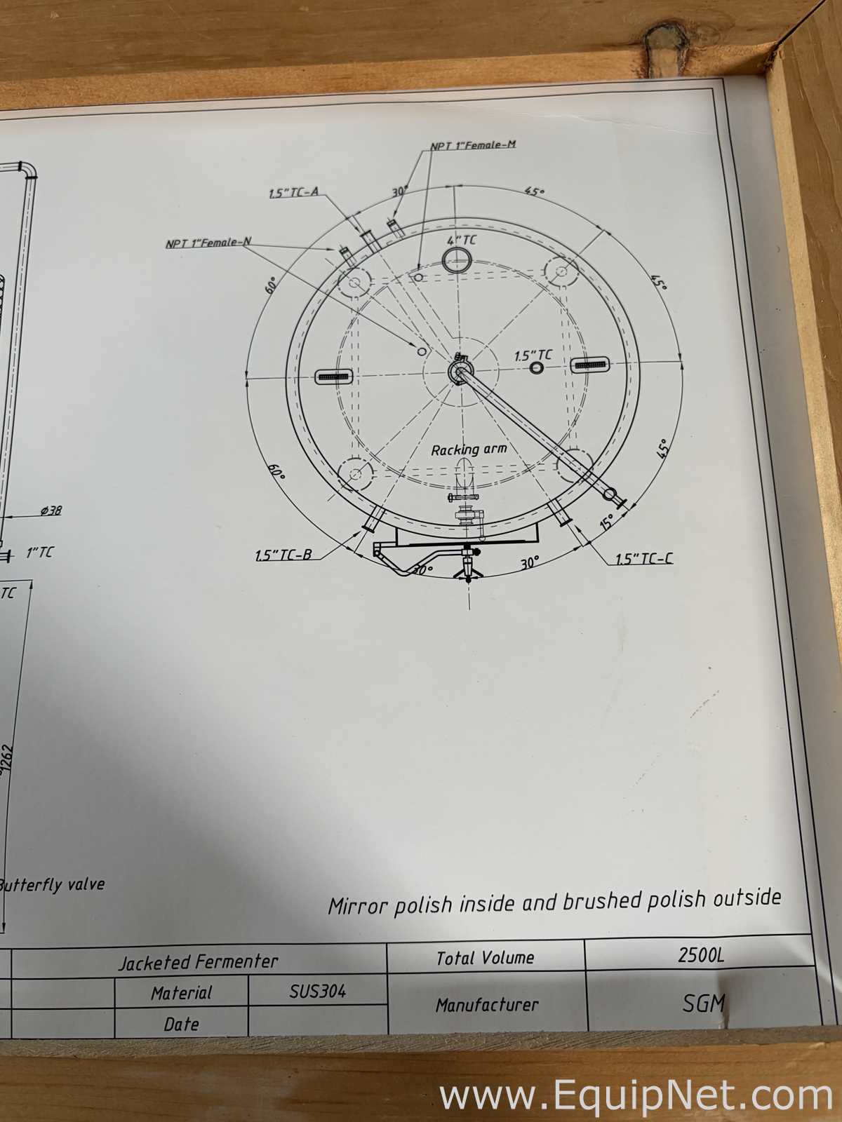 Tanque  Requisitos de Ar 2500 L